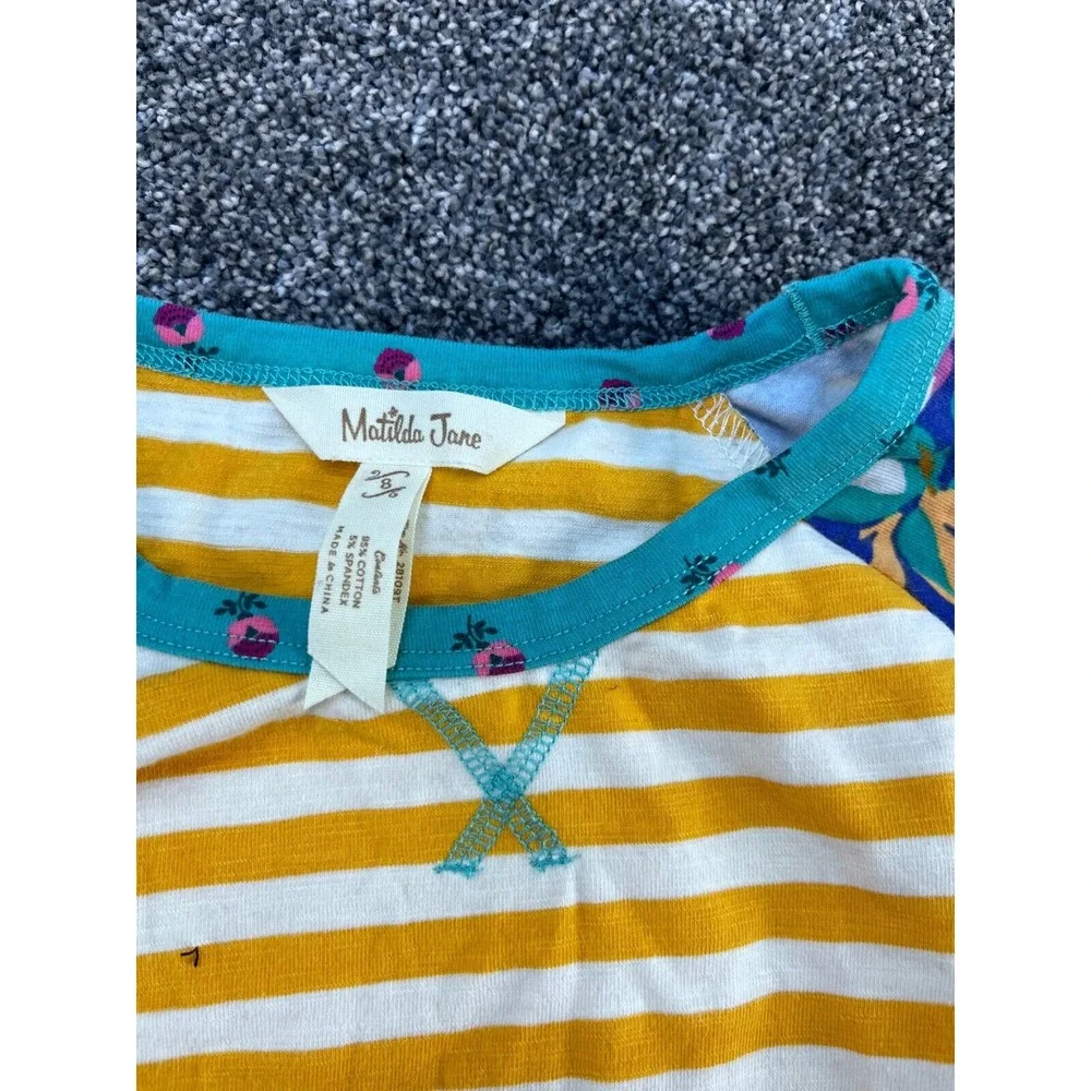 Toddler Girl's MATILDA JANE size 8‎ Multi-Color shirts 3 piece Lot
